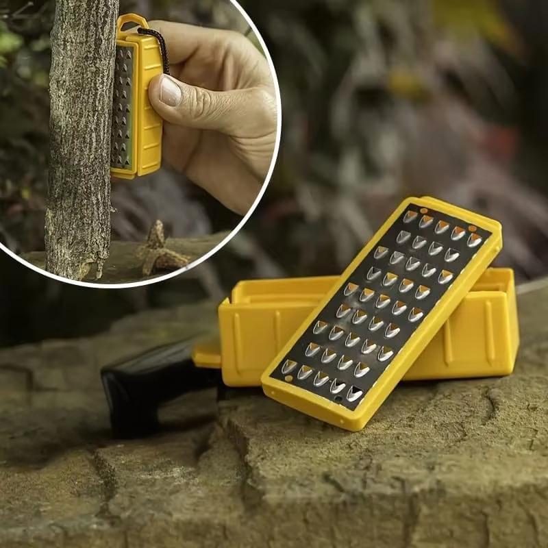 Fire Piston Starter - Outdoor Magnifying Glass Card Fire Starter