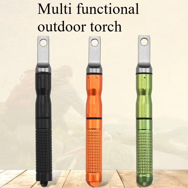 Fire Piston Starter - 2PCS Outdoor Multifunctional Flint Fire Starter