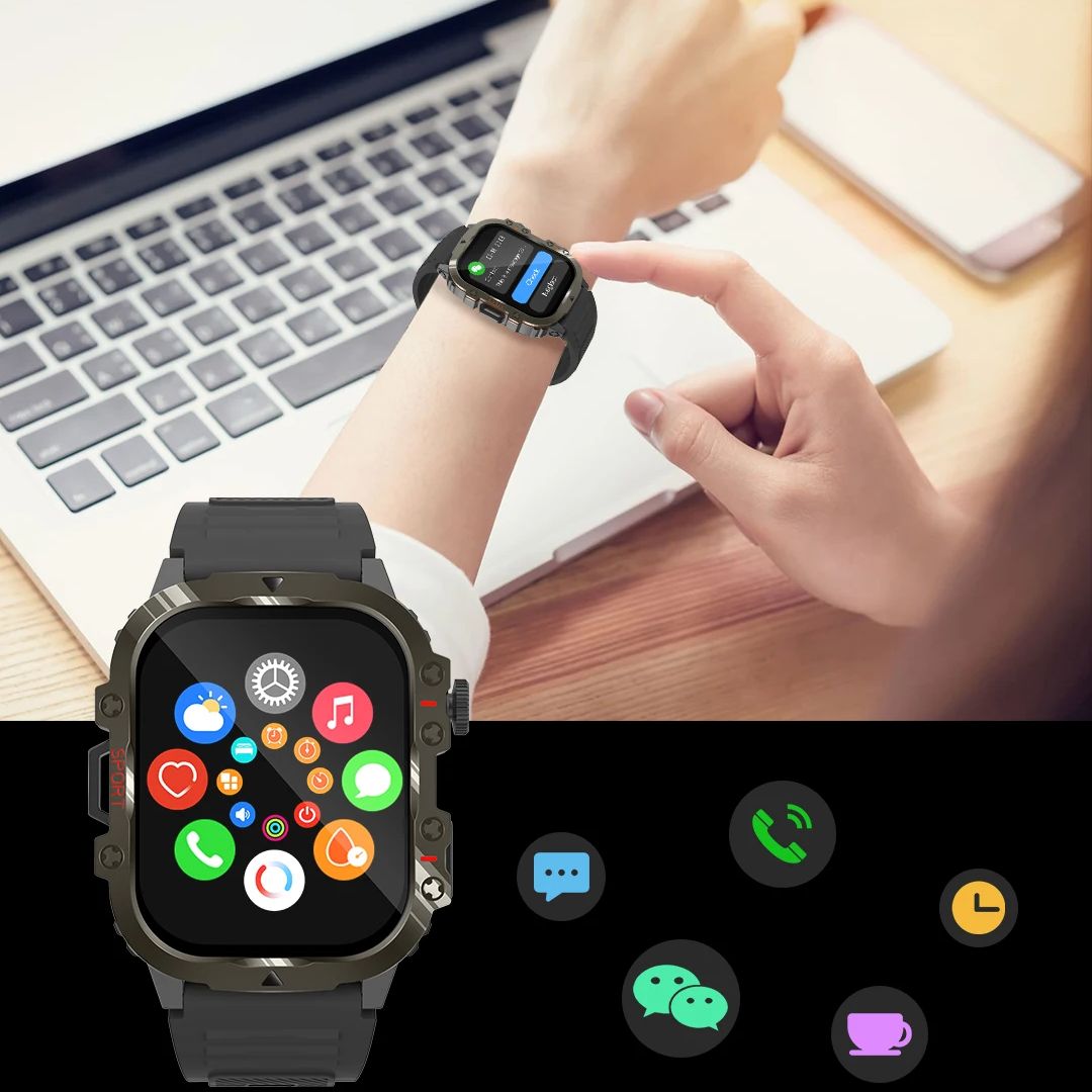 Smart Watch for Men Outdoor Ad - Outdoor Adventure Hours ulasan dan harga