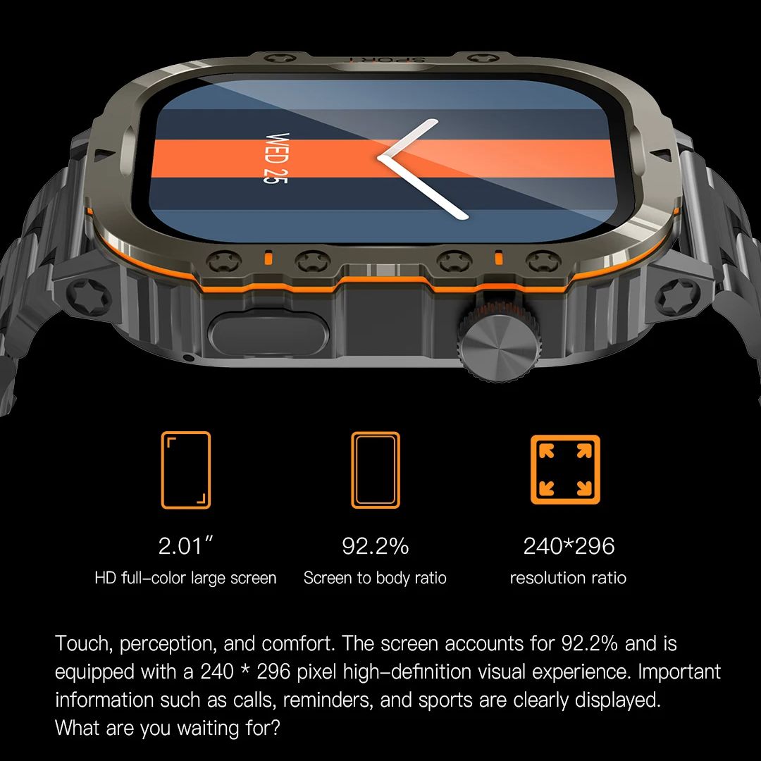 Smart Watch for Men Outdoor Ad - Outdoor Adventure Hours ulasan dan harga