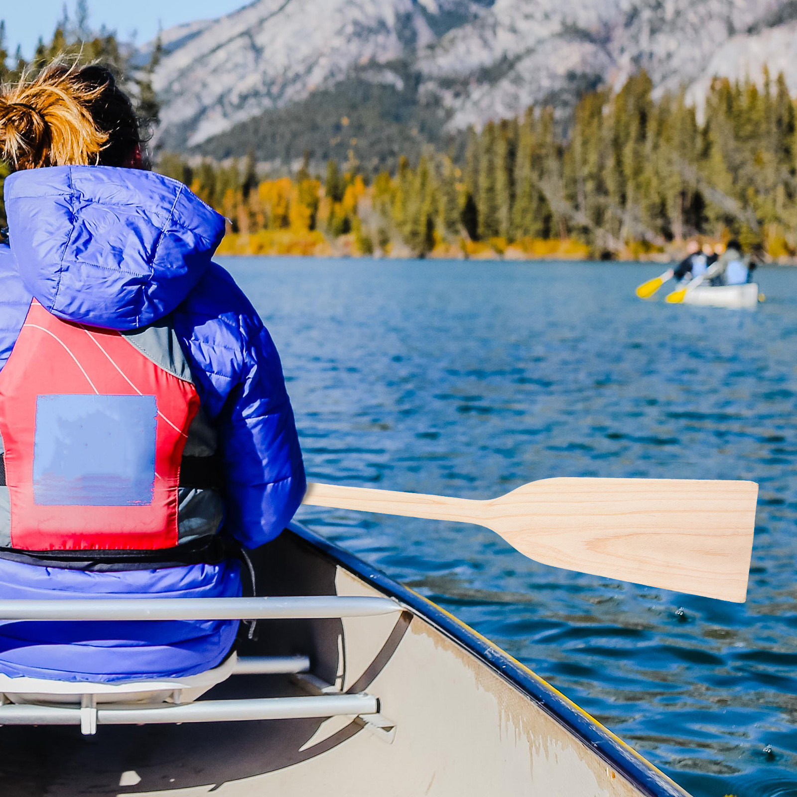 Wood Pulp Paddle Stable Wooden - Outdoor Adventure Kayak ulasan dan harga