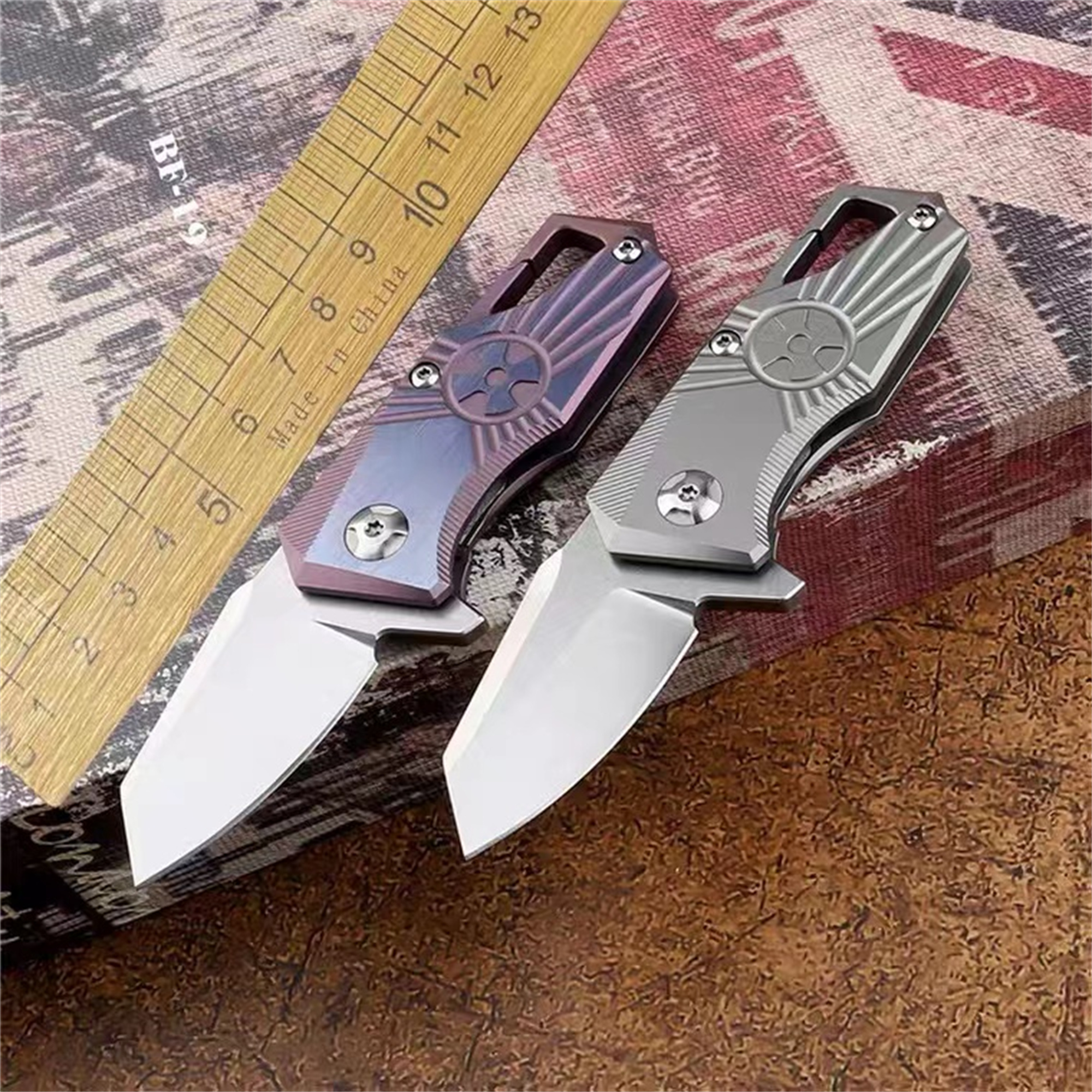Titanium alloy Mini knife M390 - Camp Knife Multi ulasan dan harga