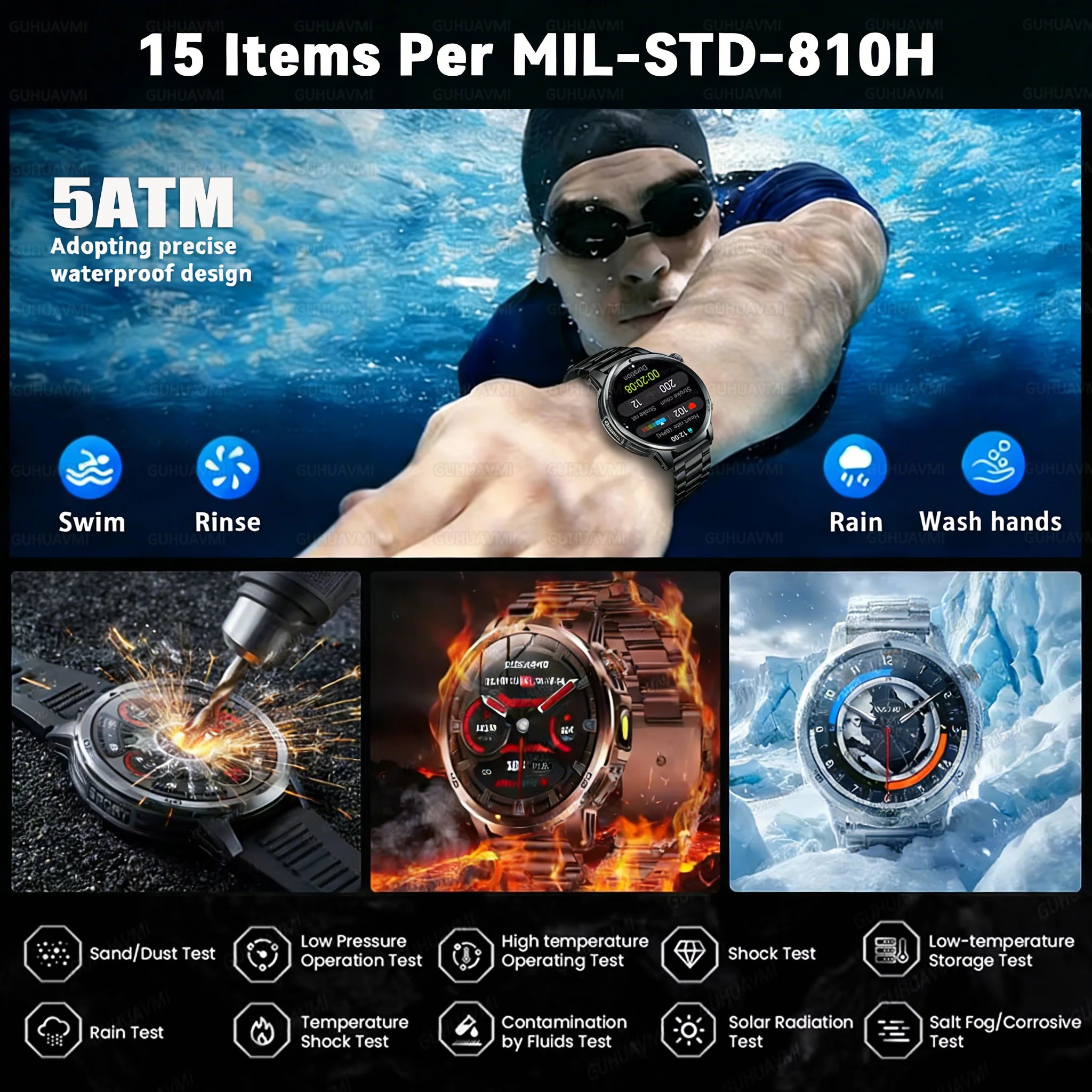 New Military Adventure Smartwa - Outdoor Adventure Hours ulasan dan harga