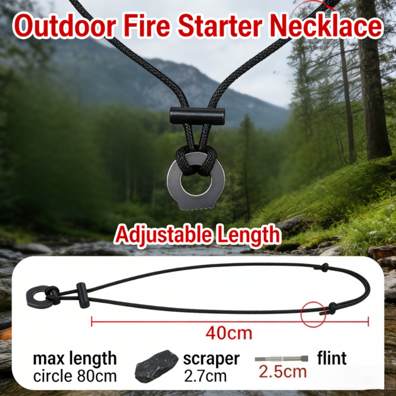 New Portable Paracord Survival - Fire Piston Starter ulasan dan harga