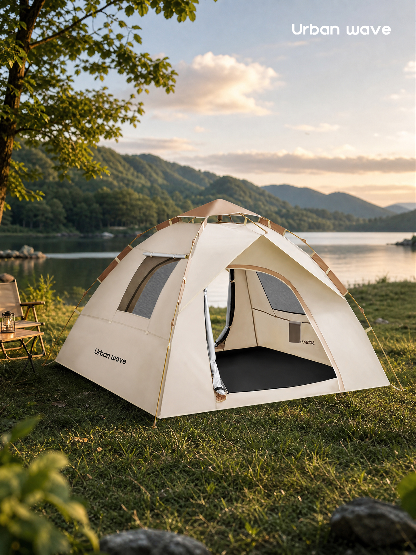 Automatic Pop-up Camping Tent, - Outdoor Adventure Holidays ulasan dan harga