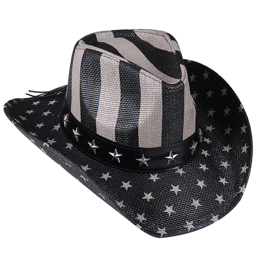 Straw Cowboy Hat Western Style - Outdoor Adventure Usa ulasan dan harga
