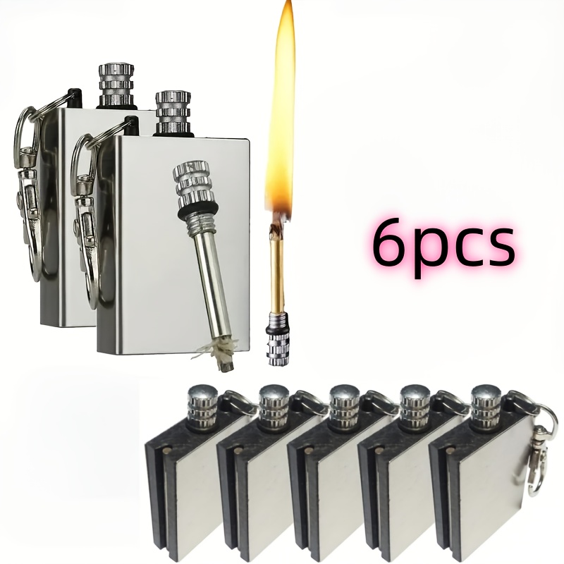 1-6pc Emergency Survival Metal - Fire Piston Starter ulasan dan harga