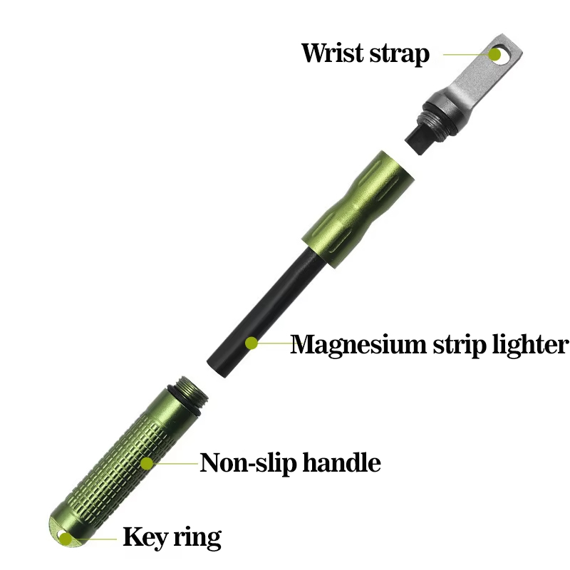 2PCS Outdoor Multifunctional F - Fire Piston Starter ulasan dan harga