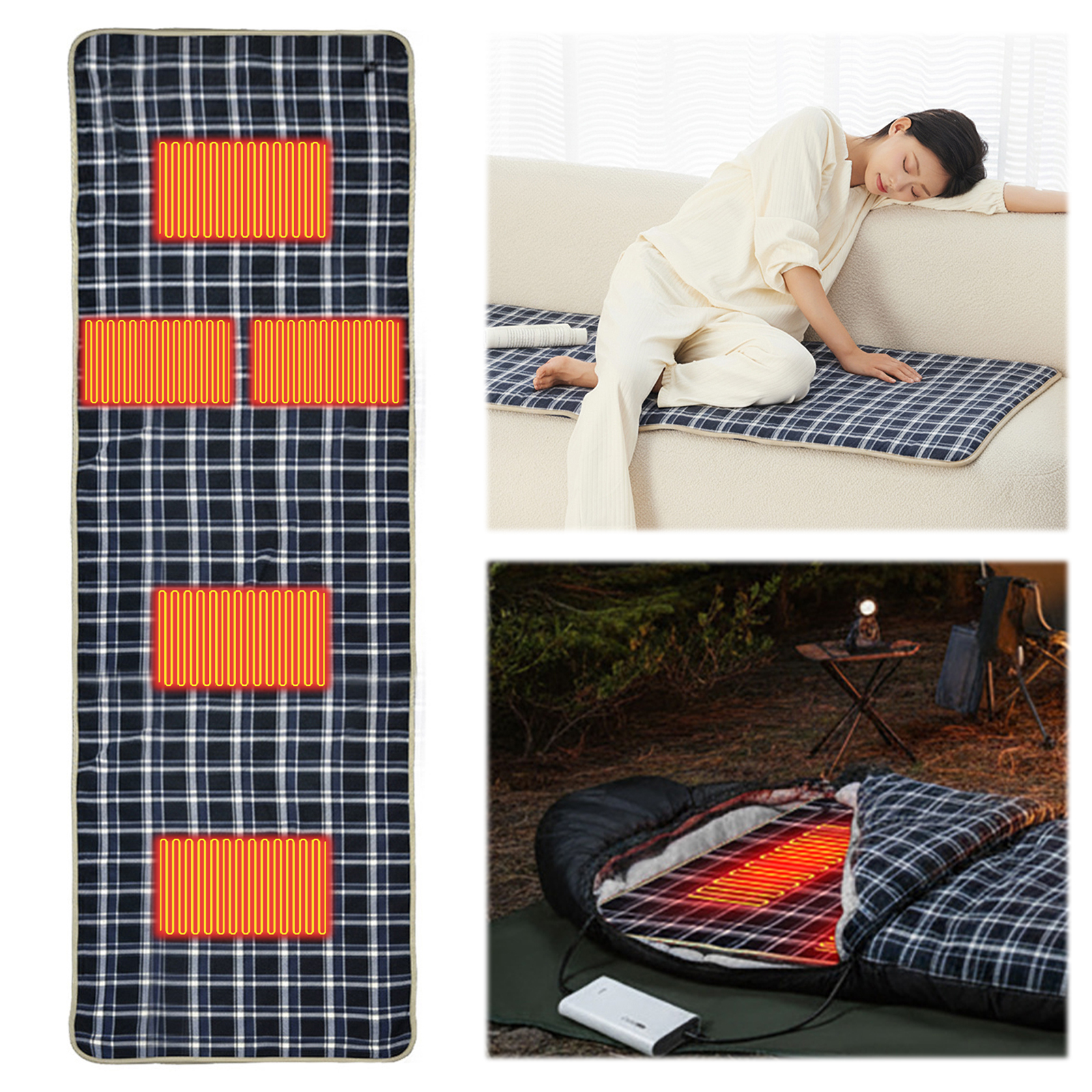 Portable USB Heated Sleeping B - Outdoor Adventure Hours ulasan dan harga
