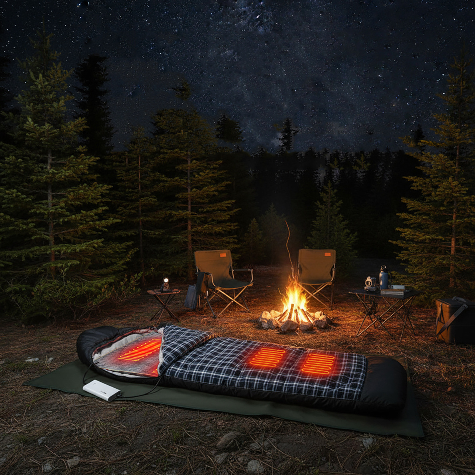 Portable USB Heated Sleeping B - Outdoor Adventure Hours ulasan dan harga