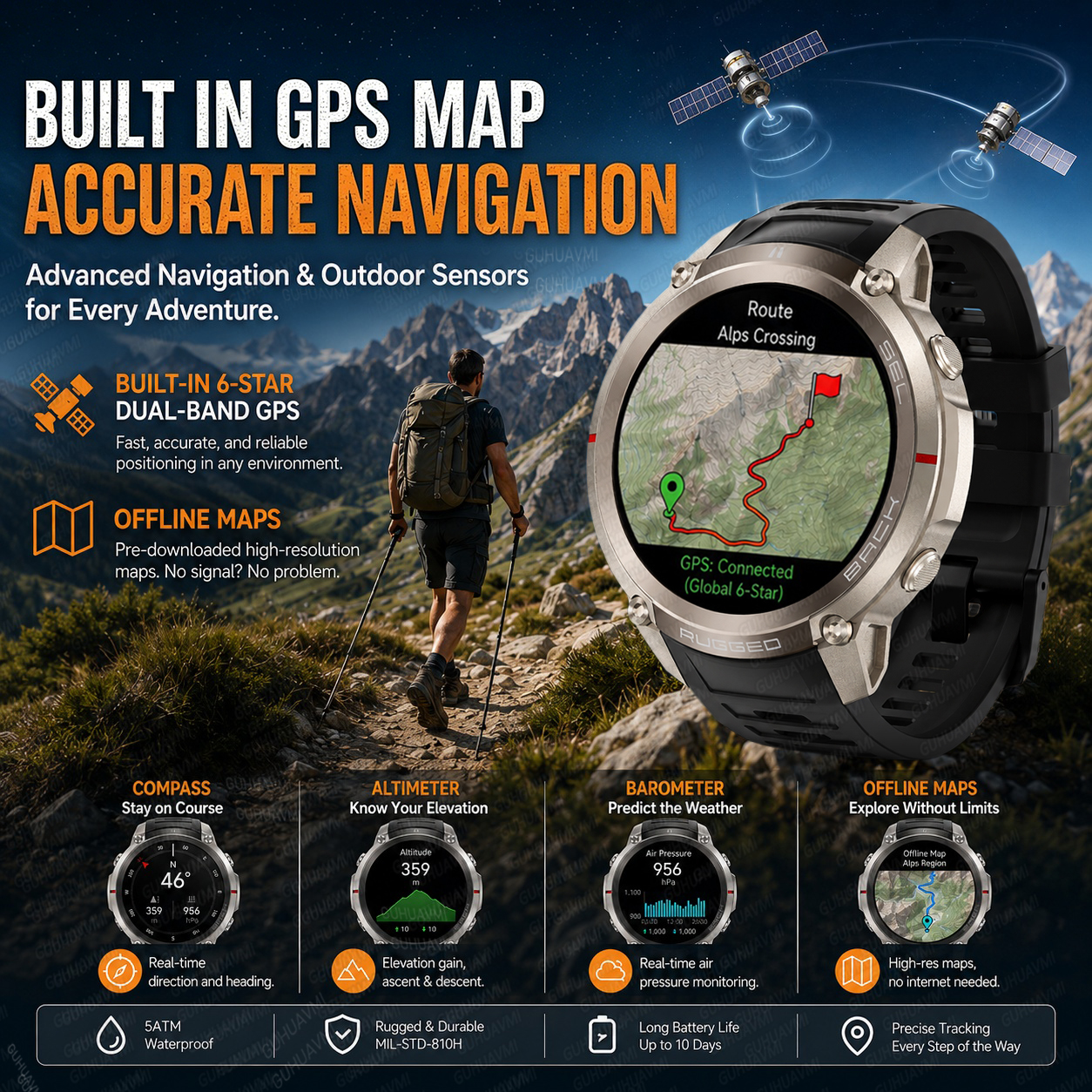 New Men Outdoor Adventure Spor - Outdoor Adventure Hours ulasan dan harga