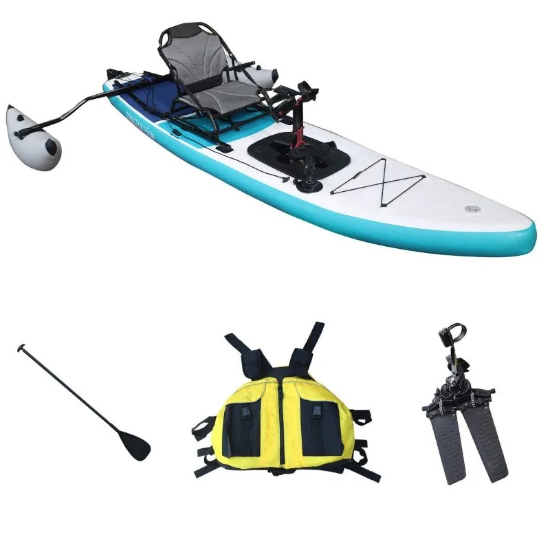 Inflatable 2-Person Pedal Fish - Outdoor Adventure Kayak ulasan dan harga