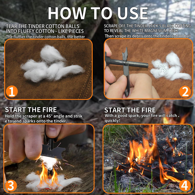 20Pcs Outdoor Mini Portable Fi - Fire Piston Starter ulasan dan harga