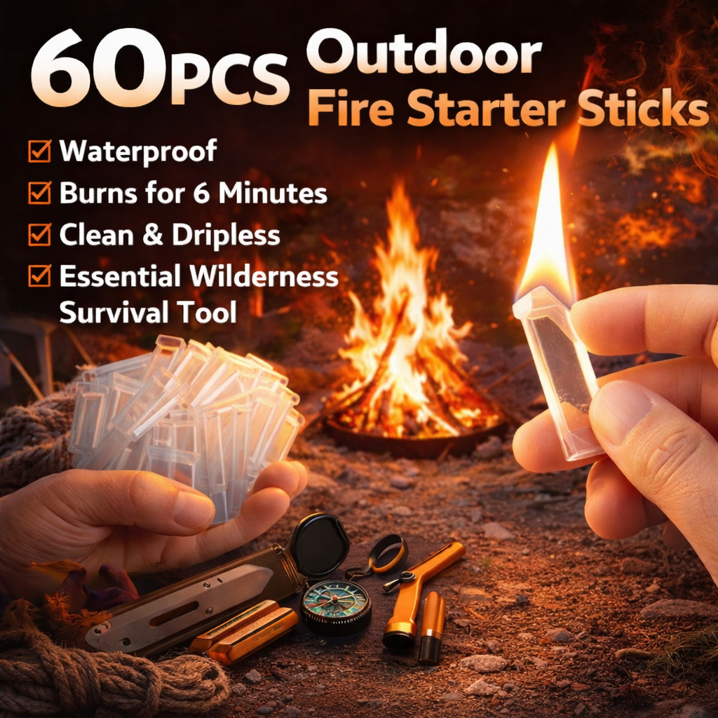 60PCS Waterproof Fire Starter  - Fire Piston Starter ulasan dan harga
