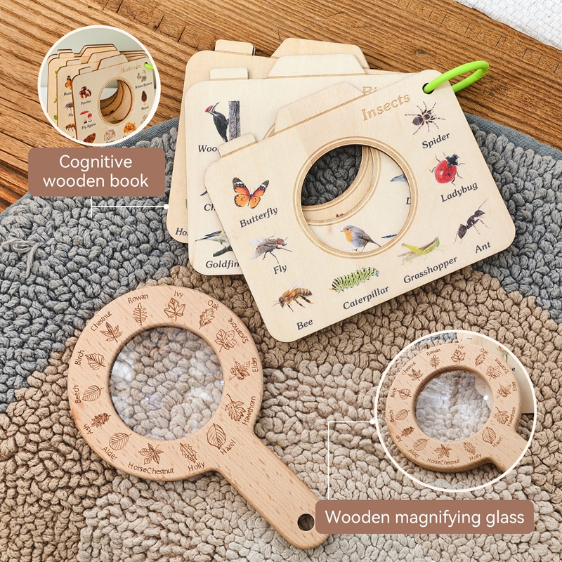 Wooden Montessori Toy Magnifyi - Outdoor Adventure Gifts ulasan dan harga